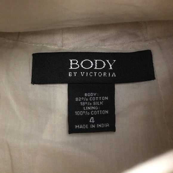 NWOT Body by Victoria Cotton Silk Voile Midi Skirt - Size 4 - Picture 7 of 7